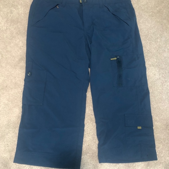 Eddie Bauer Capris Teal Size 16 - Picture 2 of 4
